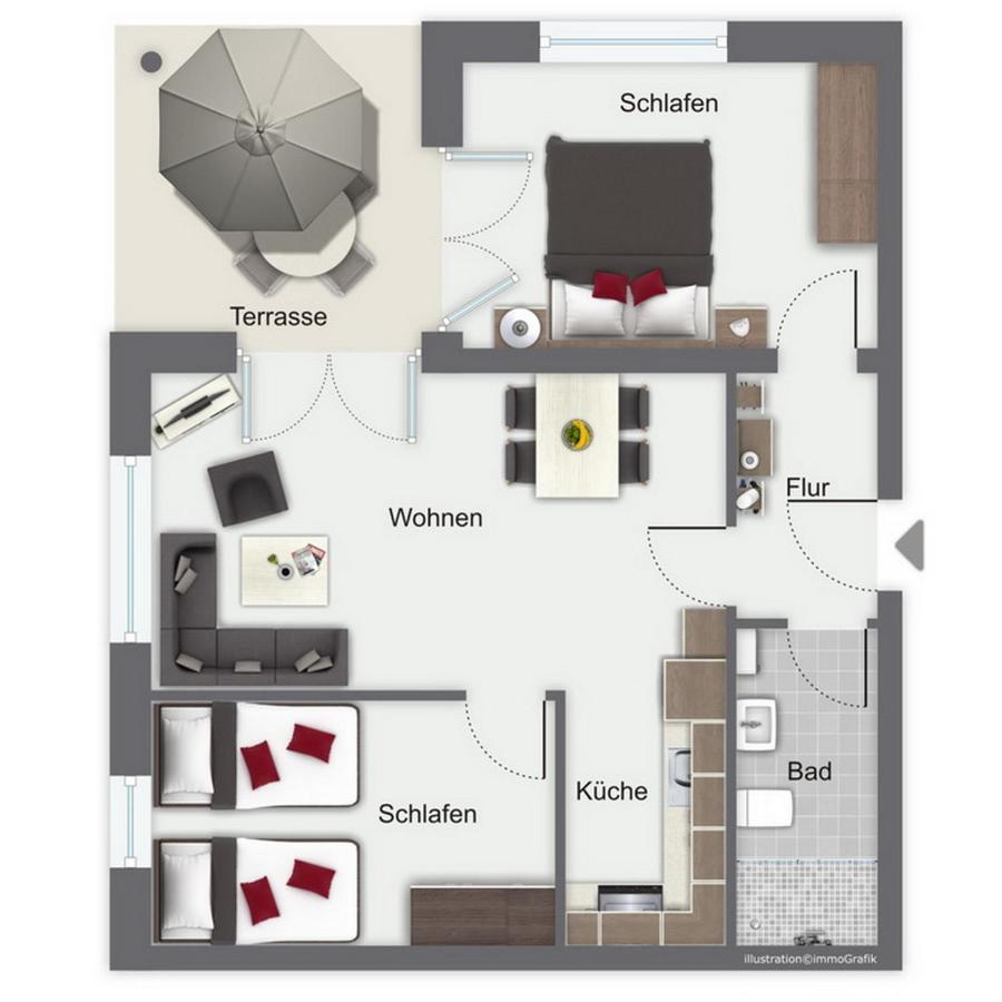 Duenenblick Wohnung 37 Больтенгаген Екстер'єр фото